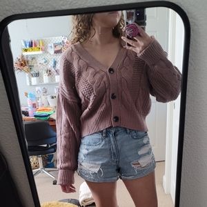 knit cardigan